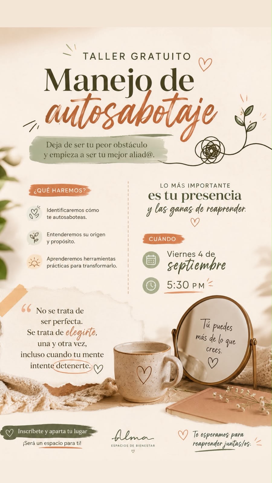 Taller Supera el Autosabotaje